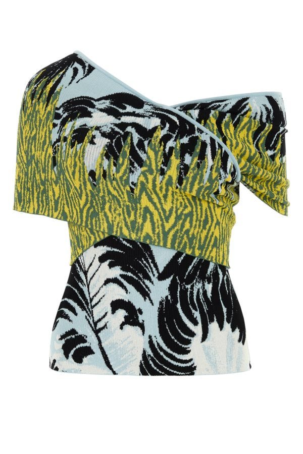 BOTTEGA VENETA | Embroidered jacquard top