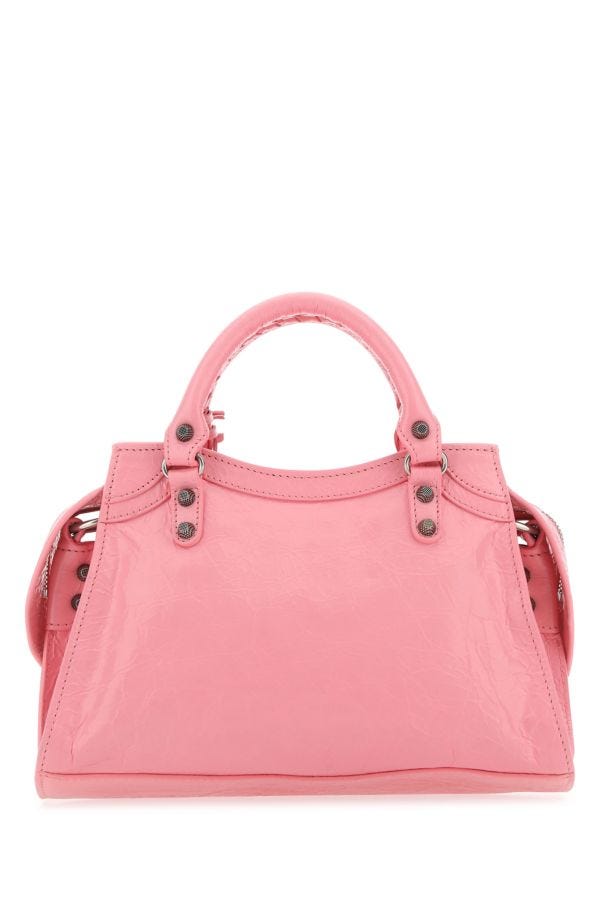 BALENCIAGA | Pink nappa leather Neo Cagole XS handbag
