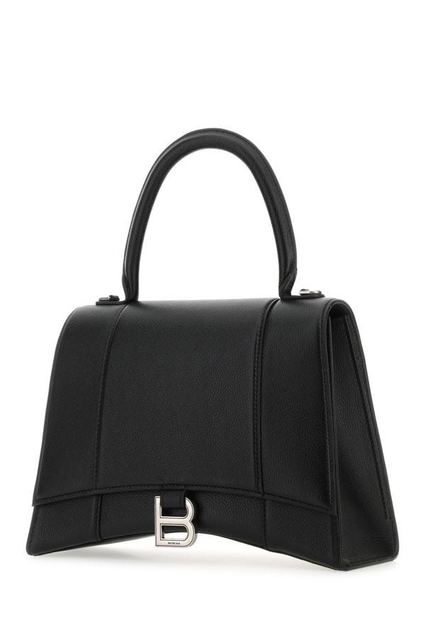 BALENCIAGA | Black leather Hourglass handbag