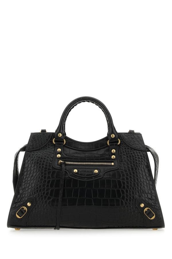 BALENCIAGA | Black leather Neo Classic City handbag