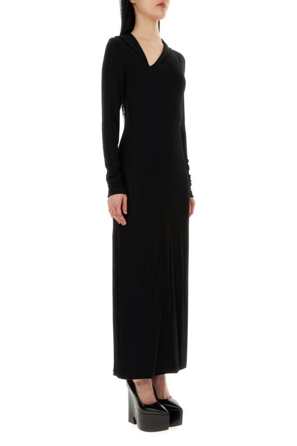 VERSACE | Black jersey dress