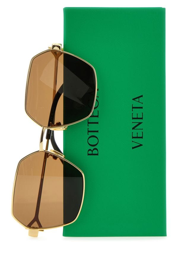 BOTTEGA VENETA | Gold metal sunglasses