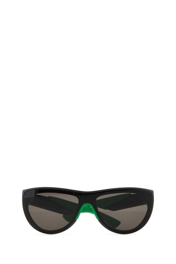 BOTTEGA VENETA | Two-tone acetate and rubber Mitre sunglasses