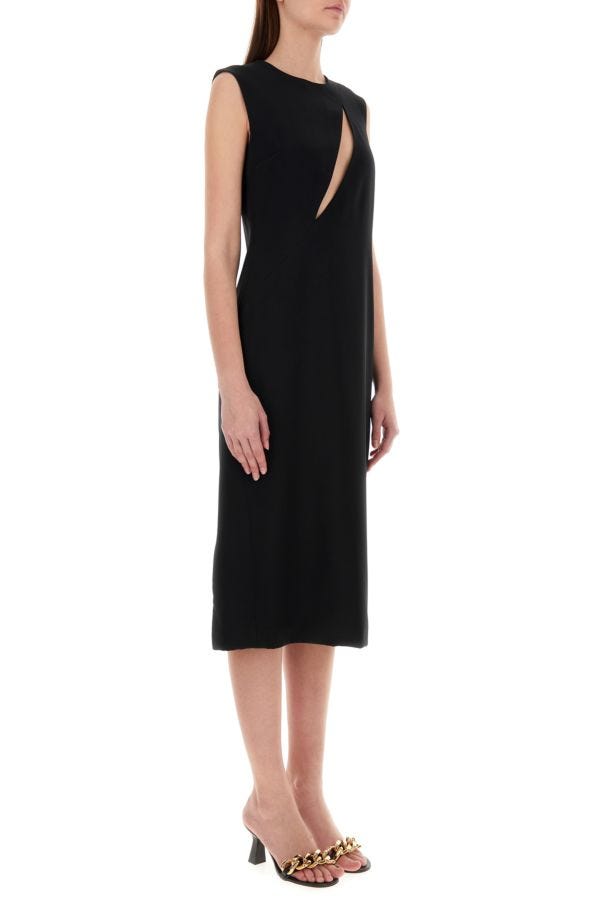 VERSACE | Black acetate blend dress