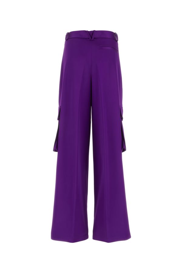 VERSACE | Purple satin cargo pant