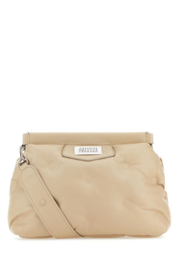 MAISON MARGIELA | Beige nappa leather small Glam Slam Classique crossbody bag