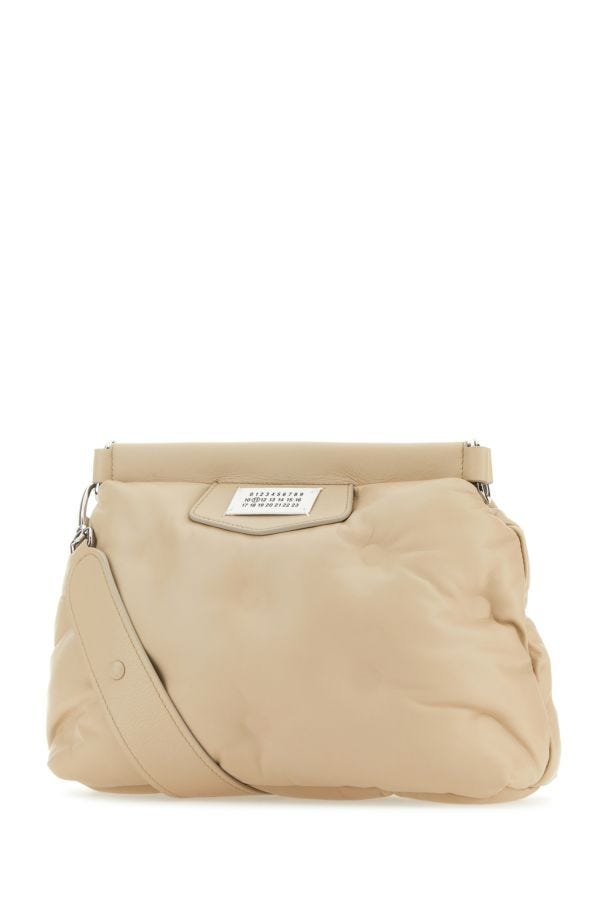 MAISON MARGIELA | Beige nappa leather small Glam Slam Classique crossbody bag