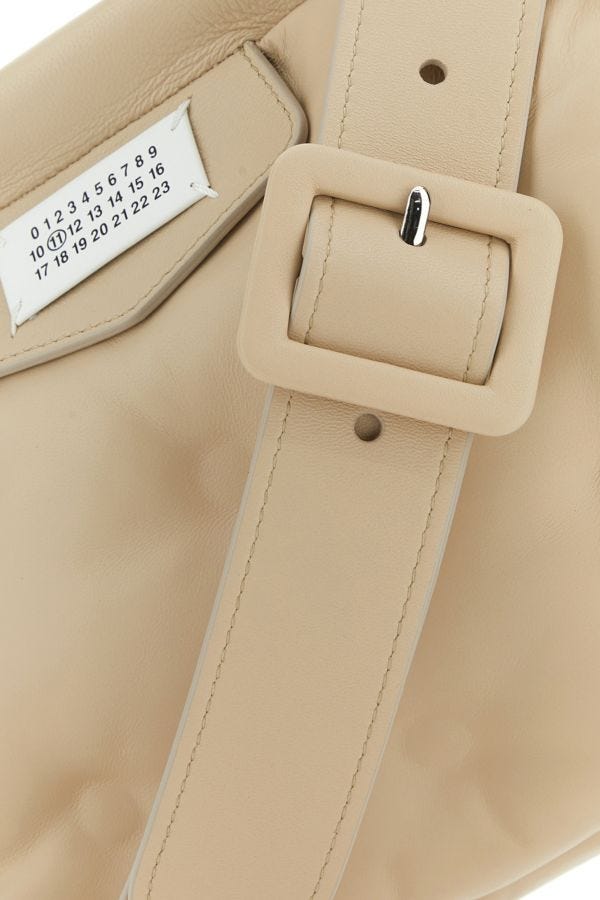MAISON MARGIELA | Beige nappa leather small Glam Slam Classique crossbody bag