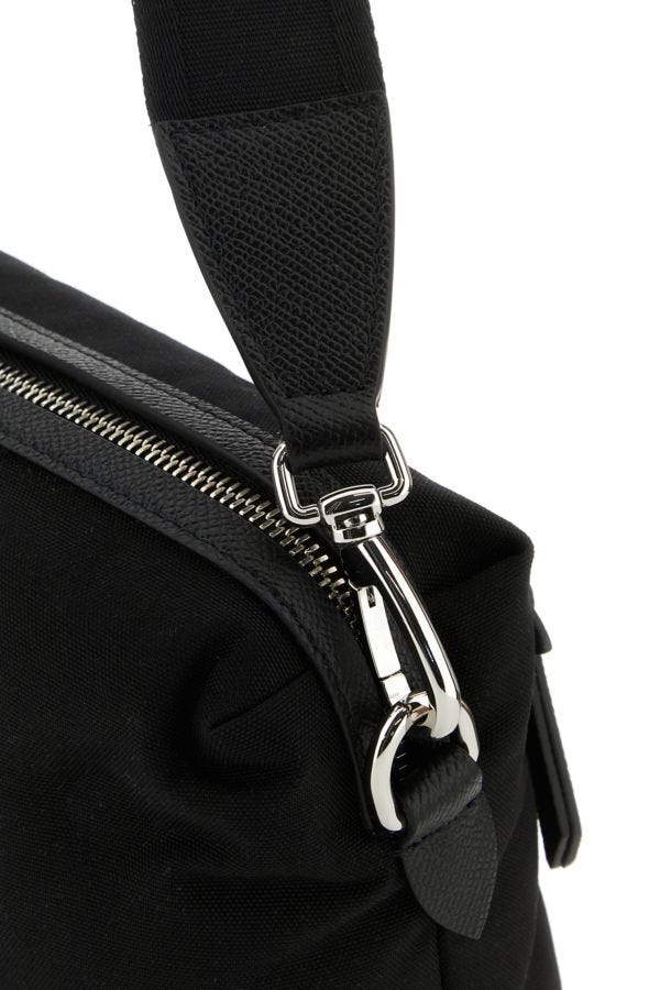 MAISON MARGIELA | Black canvas Glam Slam crossbody bag