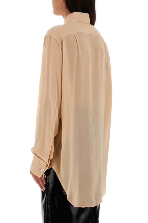 MAISON MARGIELA | Skin pink crepe shirt