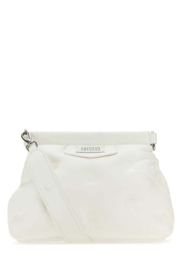 MAISON MARGIELA | White nappa leather small Glam Slam Classique crossbody bag