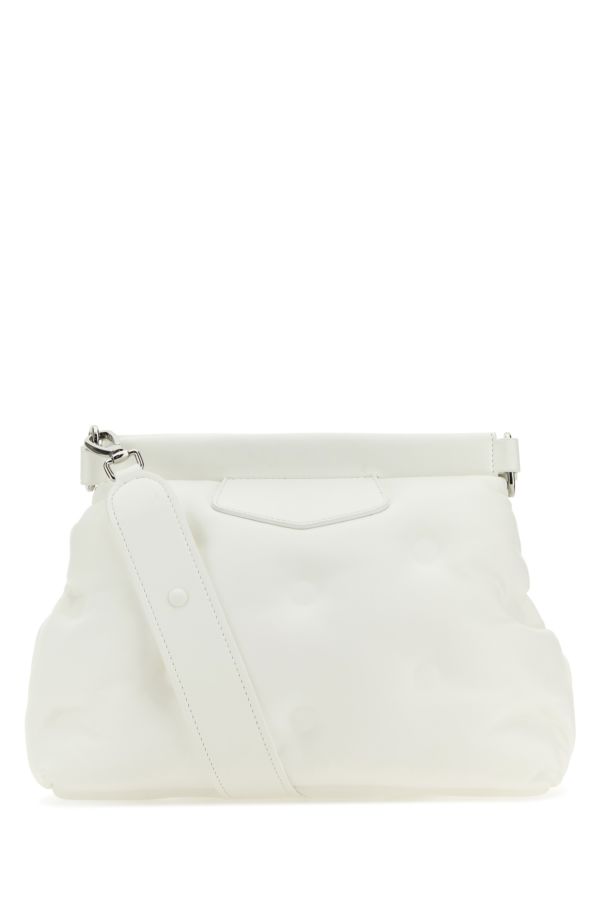 MAISON MARGIELA | White nappa leather small Glam Slam Classique crossbody bag