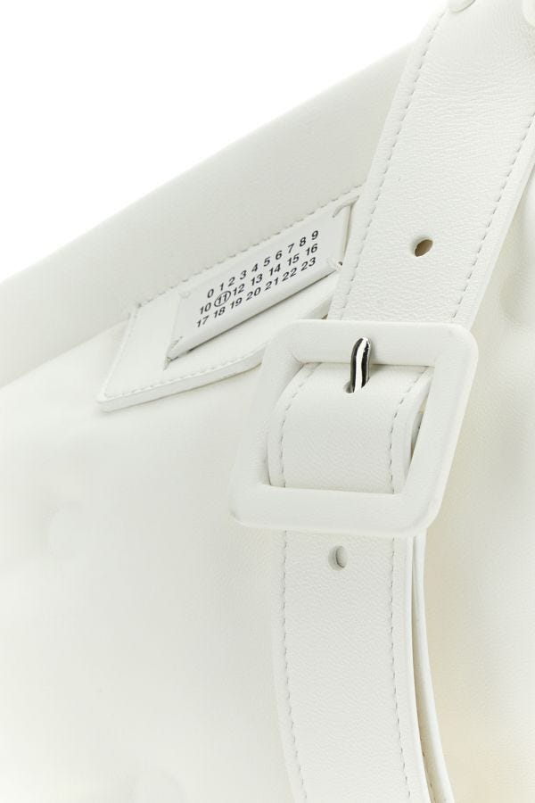 MAISON MARGIELA | White nappa leather small Glam Slam Classique crossbody bag