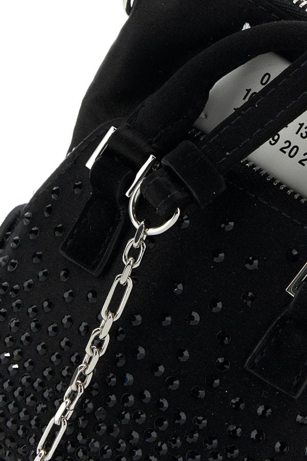 MAISON MARGIELA | Black satin baby 5AC Classique handbag