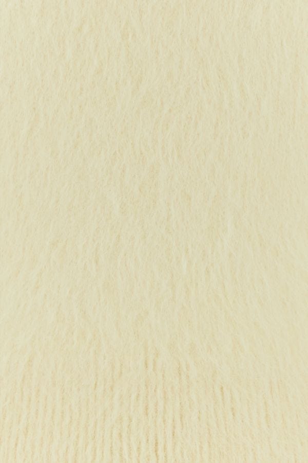 MAISON MARGIELA | Pastel yellow angora blend sweater