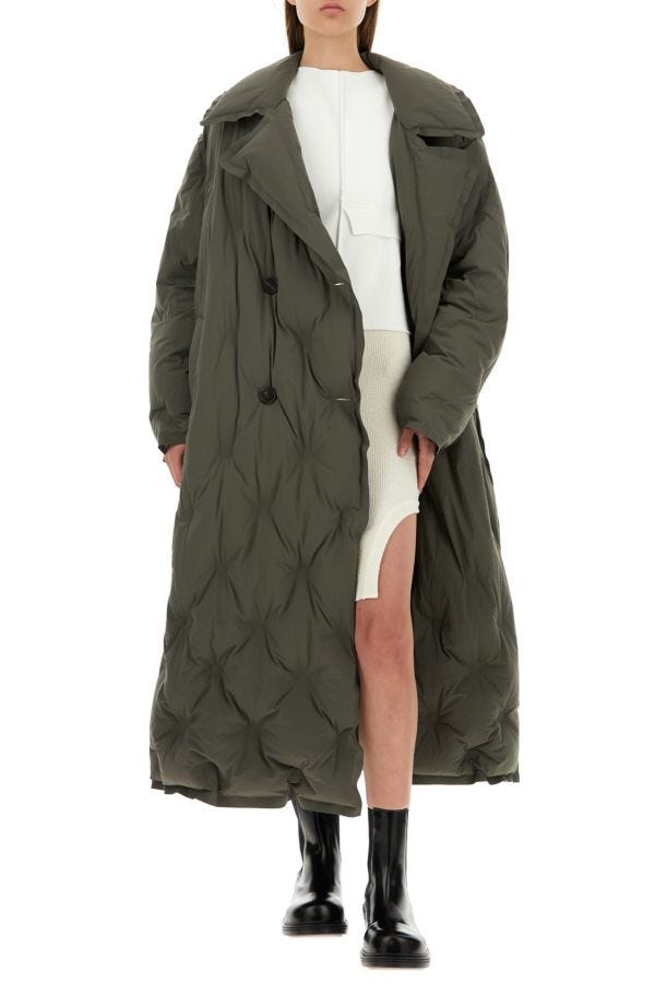 MAISON MARGIELA | Sage green nylon padded jacket
