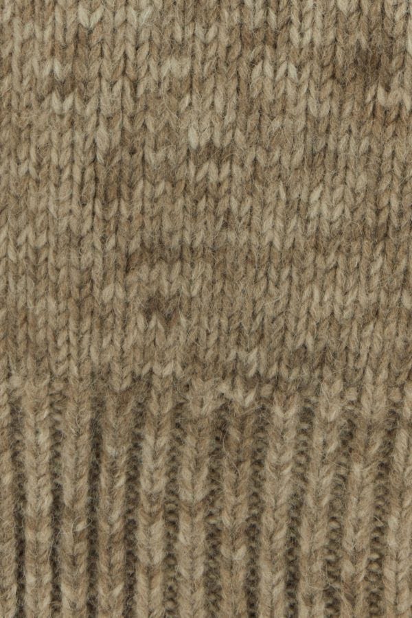 MAISON MARGIELA | Melange cappuccino alpaca blend sweater