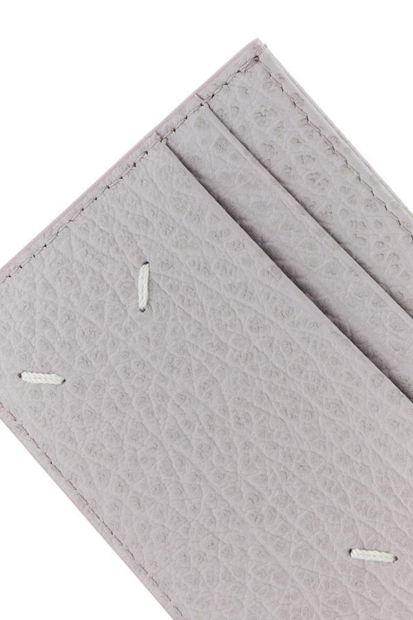 MAISON MARGIELA | Lilac leather Four Stitches cardholder