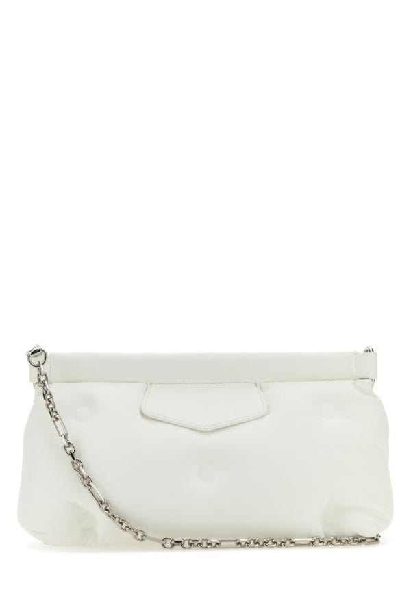 MAISON MARGIELA | White nappa leather Slam Red Carpet clutch