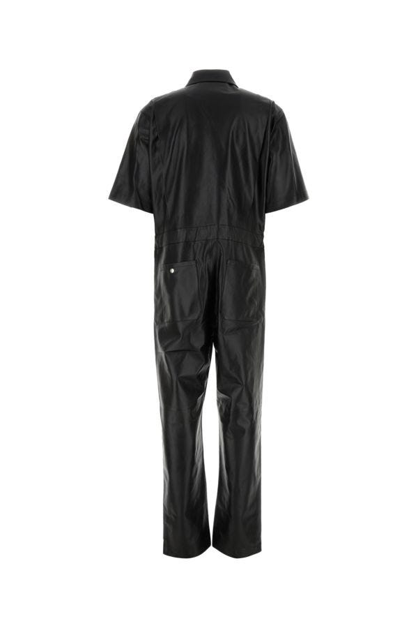 GIVENCHY | Black leather jumpsuit