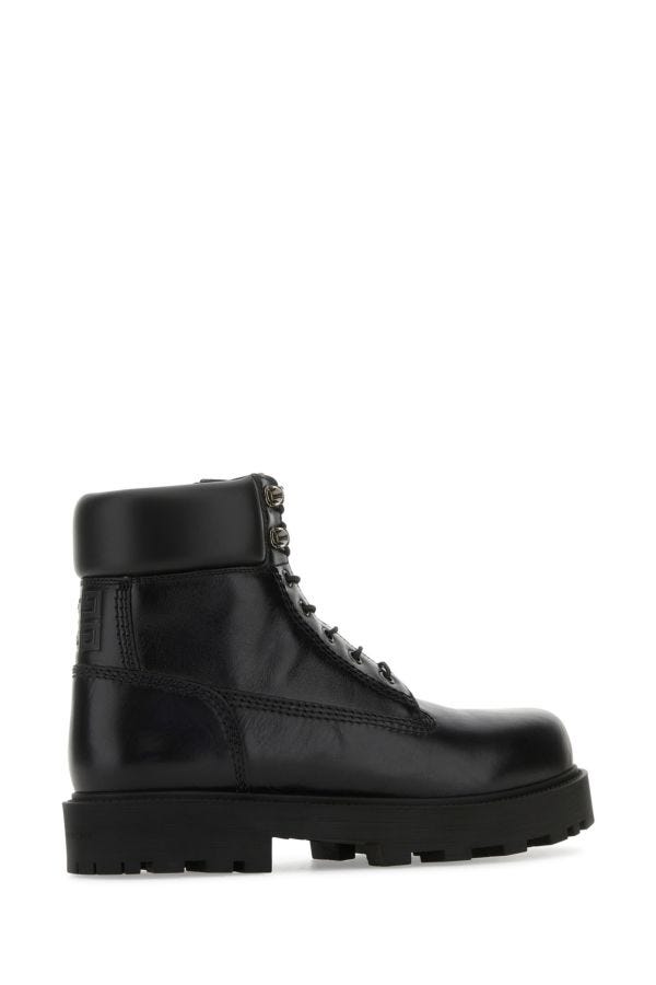 GIVENCHY | Black leather Show ankle boots