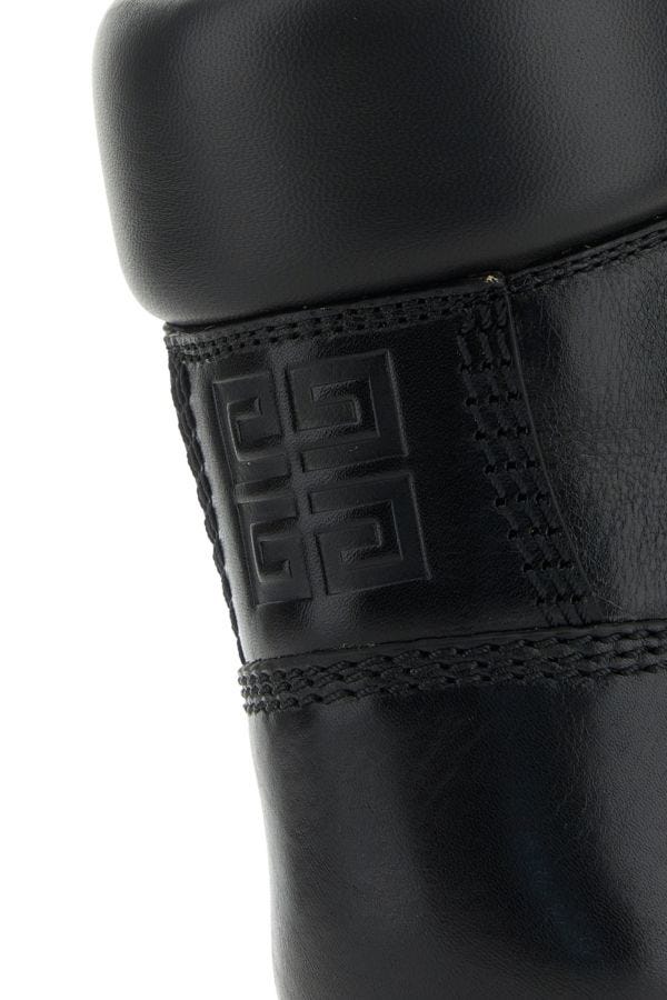 GIVENCHY | Black leather Show ankle boots