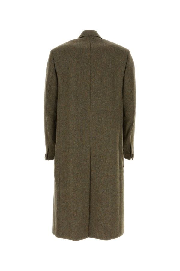 GIVENCHY | Khaki wool oversize coat