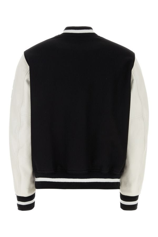 GIVENCHY | Black felt bomber jacket