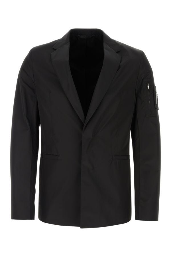 GIVENCHY | Black tech fabric blazer