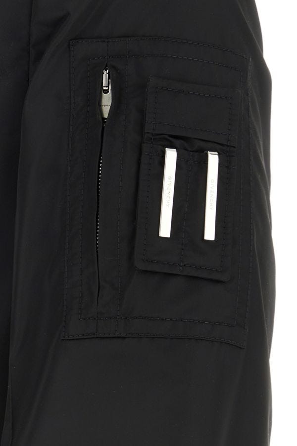 GIVENCHY | Black tech fabric blazer