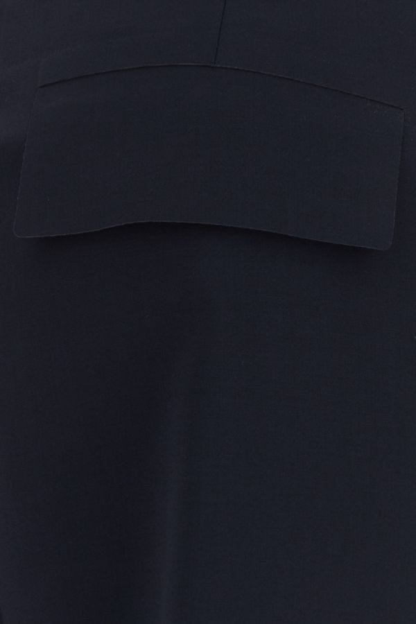 GIVENCHY | Navy blue stretch wool blend pant