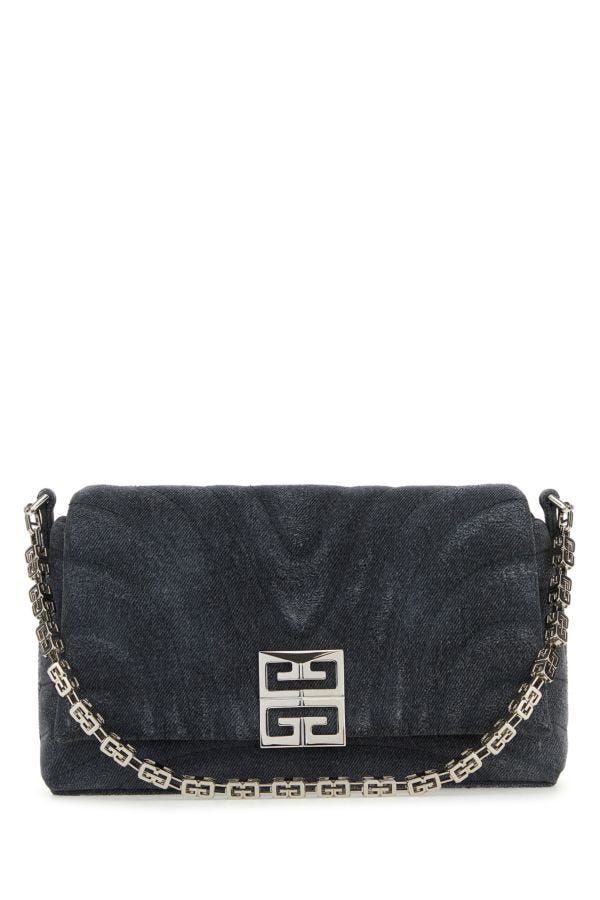 GIVENCHY | Black denim medium 4G Soft handbag