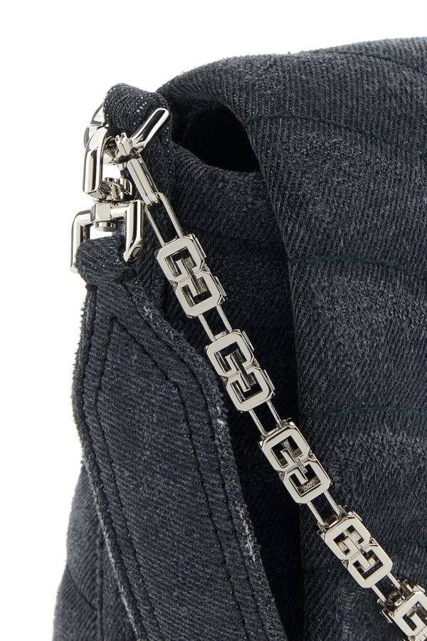 GIVENCHY | Black denim medium 4G Soft handbag