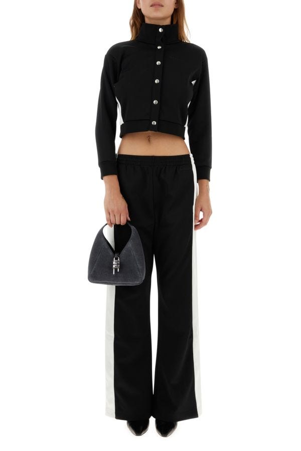 GIVENCHY | Black denim mini G-Hobo handbag