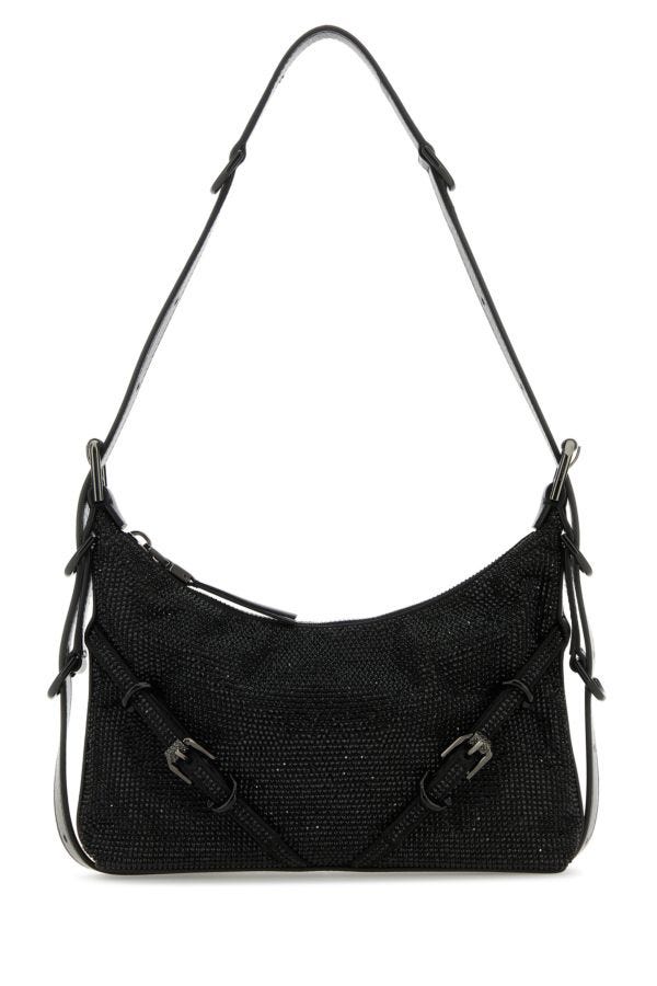 GIVENCHY | Black fabric mini Voyou shoulder bag