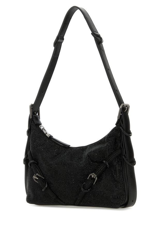 GIVENCHY | Black fabric mini Voyou shoulder bag