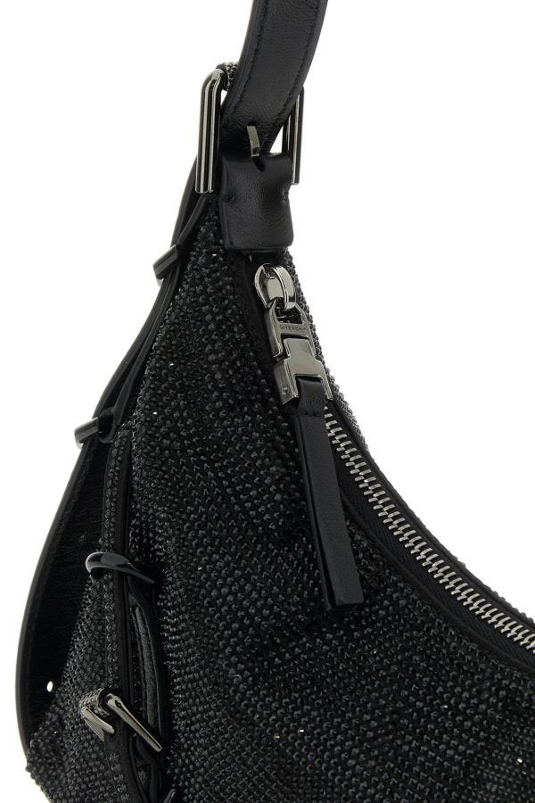 GIVENCHY | Black fabric mini Voyou shoulder bag