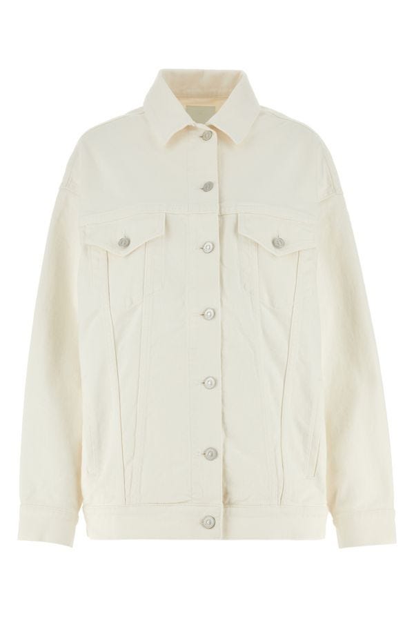GIVENCHY | White denim oversize jacket