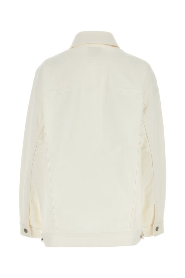 GIVENCHY | White denim oversize jacket