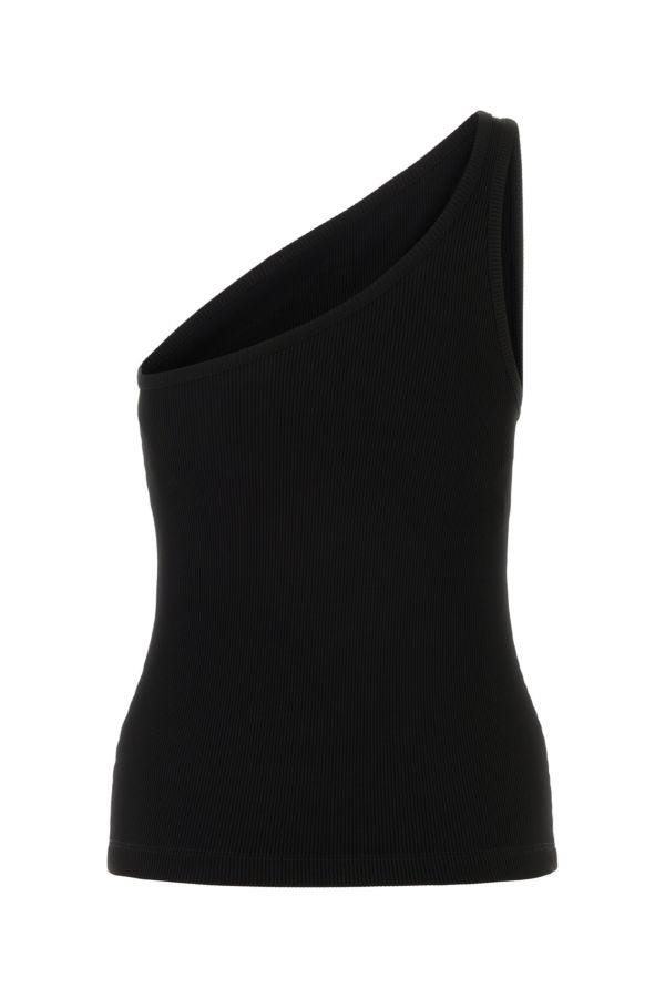 GIVENCHY | Black stretch viscose blend top