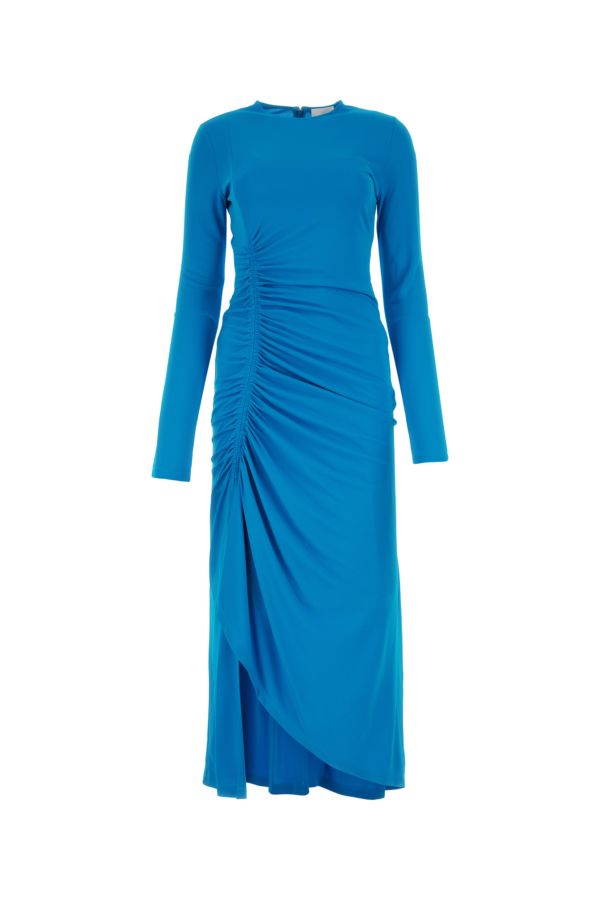 GIVENCHY | Turquoise crepe long dress