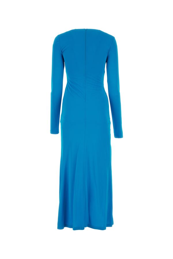 GIVENCHY | Turquoise crepe long dress