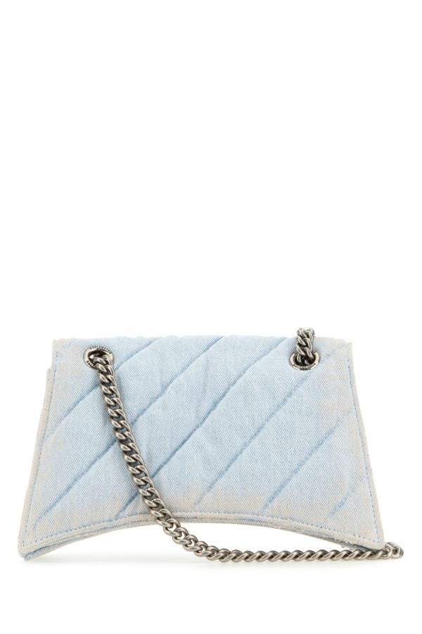 BALENCIAGA | Denim Crush S shoulder bag