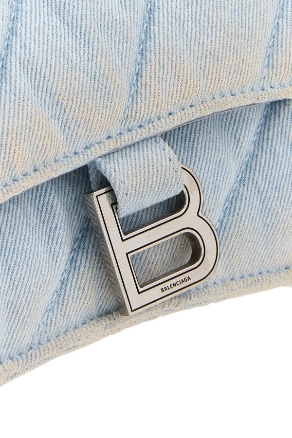 BALENCIAGA | Denim Crush S shoulder bag