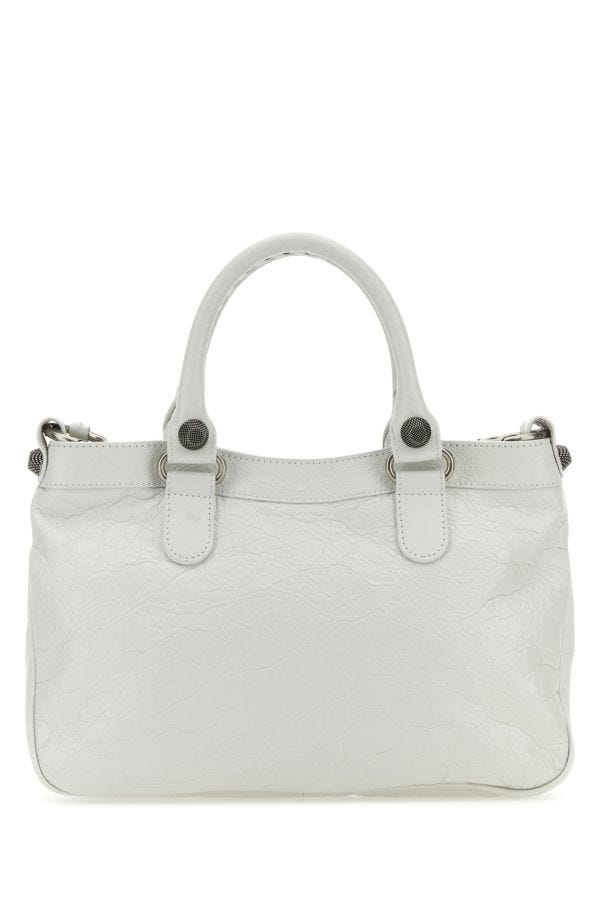 BALENCIAGA | White nappa leather Neo Cagole Tote M handbag