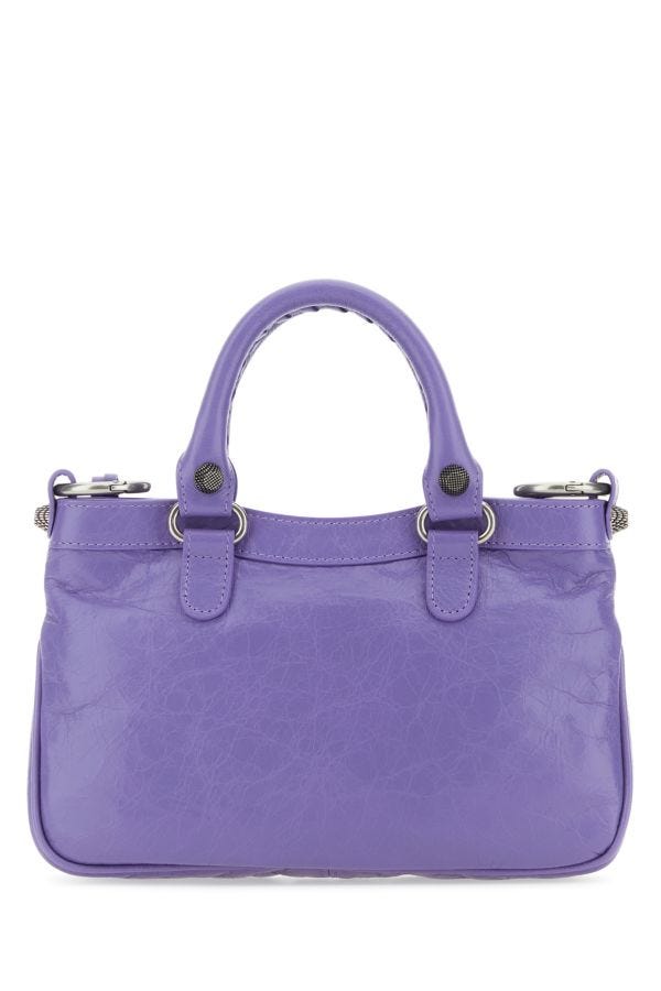 BALENCIAGA | Light purple nappa leather Neo Cagole S handbag