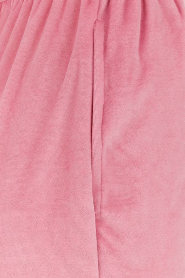 BALENCIAGA | Pink stretch velvet baggy pant