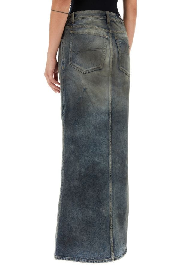 BALENCIAGA | Blue denim skirt