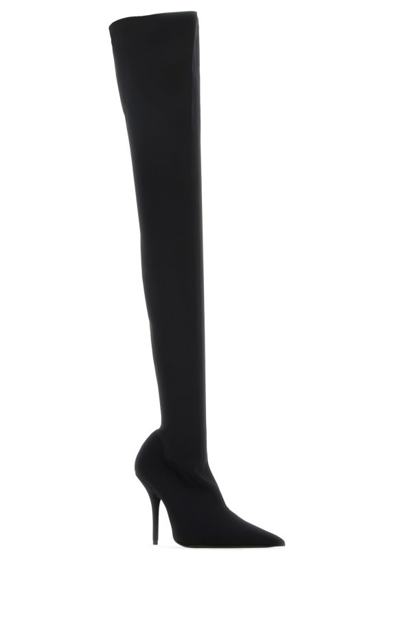 BALENCIAGA | Black stretch nylon Knife boots