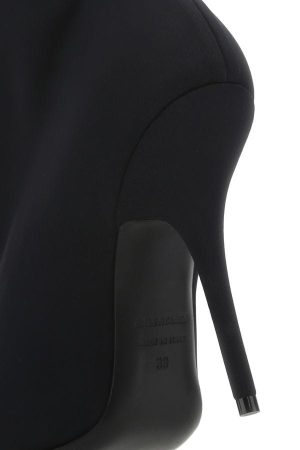 BALENCIAGA | Black stretch nylon Knife boots